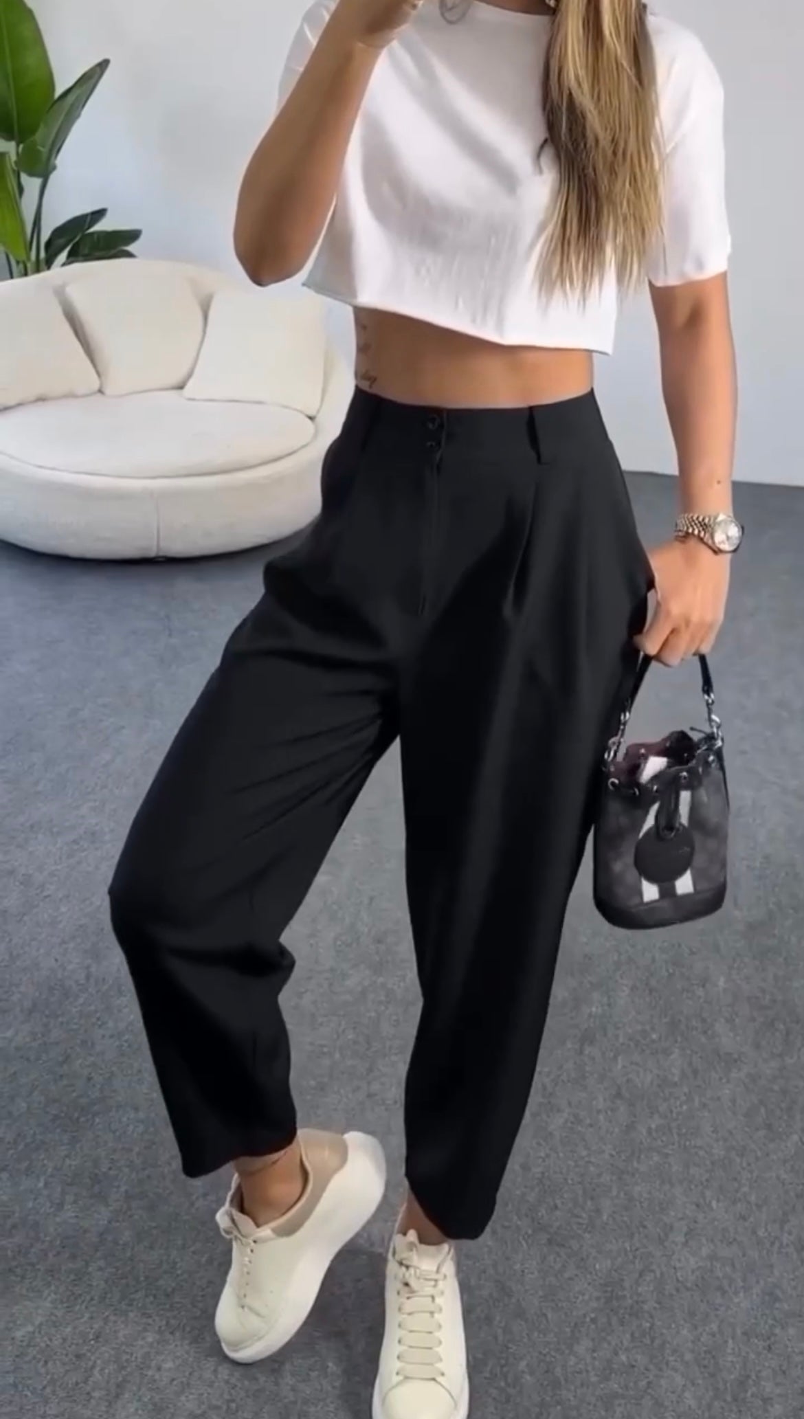 Aukšto liemens kelnės